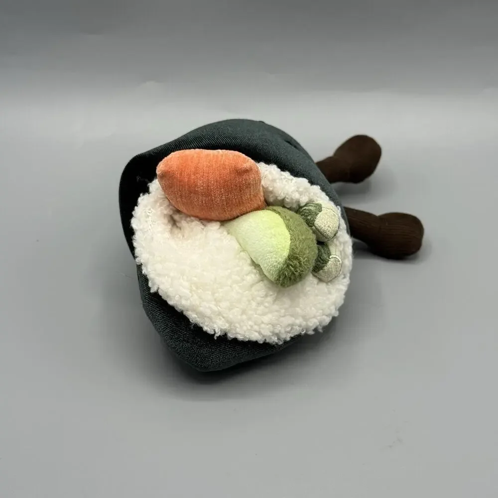 Jellycat Amuseables Coneroi Temaki Cone Sushi Hand Roll Plush Authentic NEW
